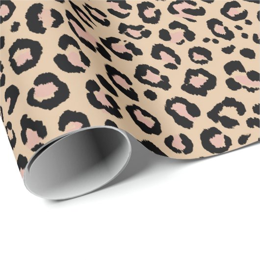Leopard Print Cadeaupapier (Rol Hoek)