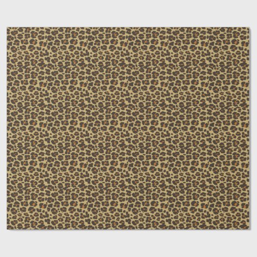Leopard Print Cadeaupapier (Vlak)