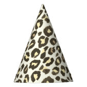 Leopard print cheetah dierlijk blad feesthoedjes (Voorkant)
