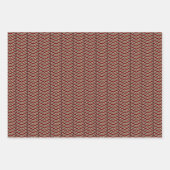 Leopard Print Chevron Wrapping Paper Set (Voorkant 2)