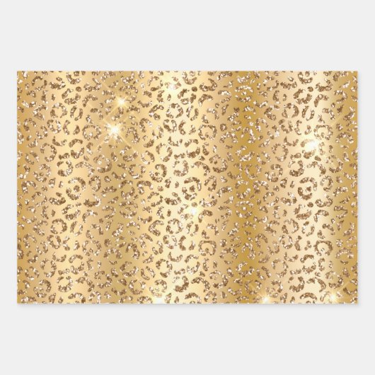 Leopard Print Classy Inpakpapier Vel (Voorkant 2)