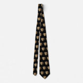 Leopard Print Coffee Cup Neck Tie Stropdas (Achterkant)