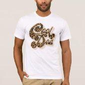 Leopard Print Cool Dad Matching Mama en mij T-shirt (Voorkant)