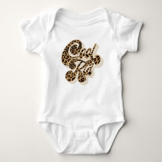 Leopard Print Cool Kind Matching Mam and Me Romper (Voorkant)