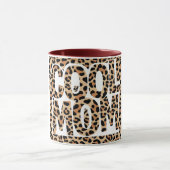 Leopard Print Cool Mom Stijlvolle Moederdag Mok (Midden)