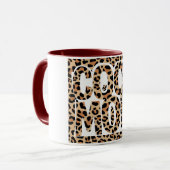 Leopard Print Cool Mom Stijlvolle Moederdag Mok (Voorkant links)
