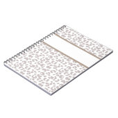 Leopard Print Custom Personated Notitieboek Journa (Linkerzijde)