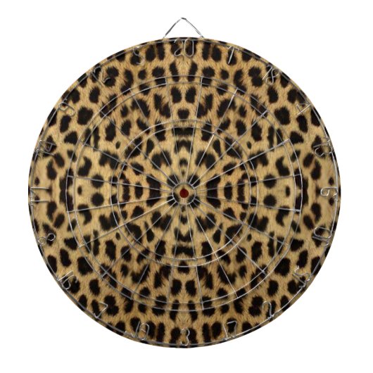 Leopard Print Dart Board Dartbord (Voorkant)