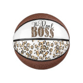 Leopard Print de echte baas Basketbal (Voorkant)