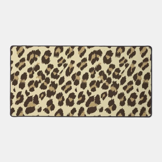 Leopard Print Desk Mat (Voorkant)