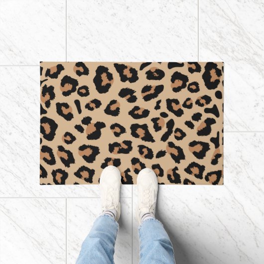 Leopard Print Deurmat (Binnen)