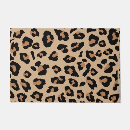 Leopard Print Deurmat (Voorkant)