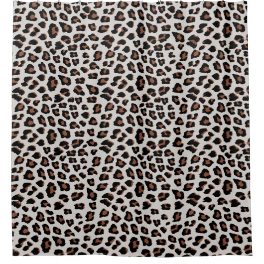 Leopard Print Douchegordijn (Voorkant)