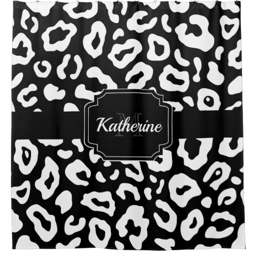 Leopard Print Douchegordijn (Voorkant)