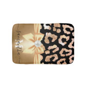 Leopard Print en Bow Badmat (Voorkant)
