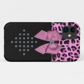 Leopard Print en Diamonds Case-Mate iPhone Case (Achterkant (horizontaal))