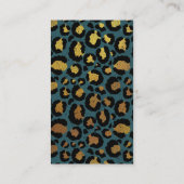 Leopard Print Enclosure Kaarten - Cheetah (Achterkant)