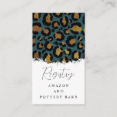 Leopard Print Enclosure Kaarten - Cheetah (Voorkant)