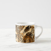 Leopard Print Espresso Mok (Rechts)