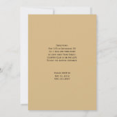 Leopard Print FAUX Ribbon Jewel Weddenschap Kaart (Achterkant)