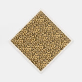 Leopard Print Faux, Wilde Style Safari Patroon Servet (Hoek)