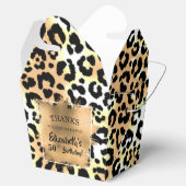 Leopard Print Favor Box Bedankdoosjes (Geopend)