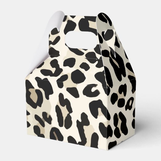 Leopard Print Favor Box Bedankdoosjes (Achterkant)