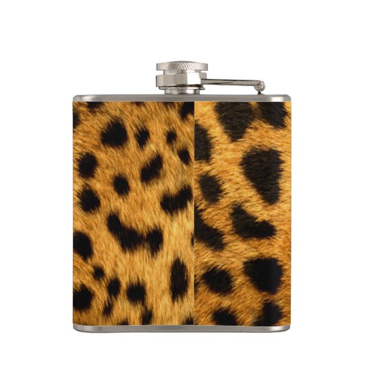Leopard Print Flask Heupfles (Achterkant)