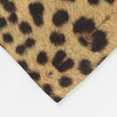Leopard Print Fleece Blanket (Hoek)