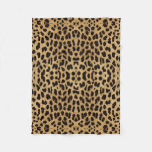 Leopard Print Fleece Blanket