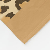 Leopard Print Fleece Blanket (Hoek)