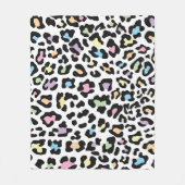  leopard Print Fleece Blanket Deken (Voorkant)