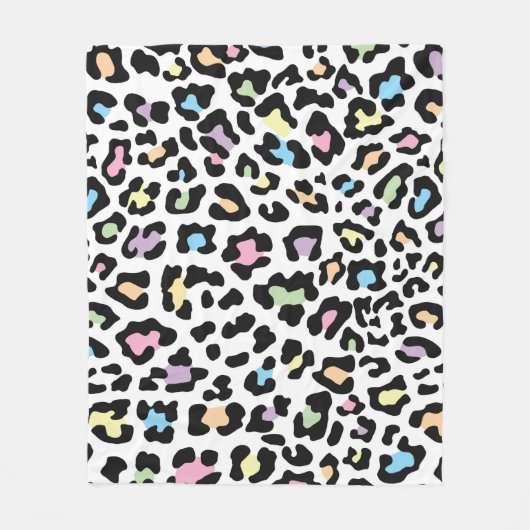 leopard Print Fleece Blanket Deken (Voorkant)