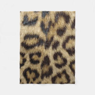Leopard Print Fleece Deken