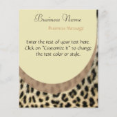 Leopard Print Flyer (Voorkant)