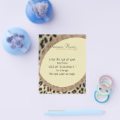 Leopard Print Flyer (Enkel)