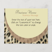 Leopard Print Flyer (Voorkant)