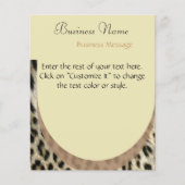 Leopard Print Flyer (Voorkant)