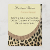 Leopard Print Flyer (Voorkant)