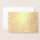 Leopard Print Folie Card Kaarten (Voorkant met envelop)