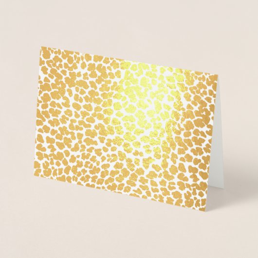 Leopard Print Folie Card Kaarten (Voorkant)