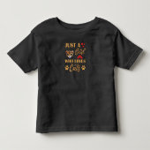 Leopard Print Font, Meisje dat van katten houdt An Kinder Shirts (Voorkant)