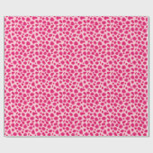 Leopard Print - Fuchsia and light roze Cadeaupapier (Vlak)