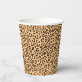 Leopard Print Fun Paper Cups Papieren Bekers (Voorkant)