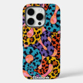 Leopard Print Funk: kleurrijke golven Case-Mate iPhone Case (Achterkant)