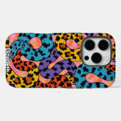 Leopard Print Funk: kleurrijke golven Case-Mate iPhone Case (Achterkant (horizontaal))