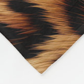 Leopard Print Fur Fleece Deken (Hoek)