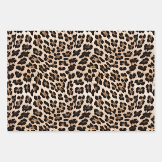 Leopard Print Fur Inpakpapier Vel (Voorkant 2)