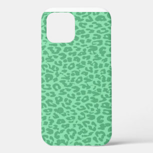 Leopard Print Fur Medium Turquoise Color Case-Mate iPhone Case