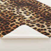 Leopard Print Fur Sherpa Deken (3/4)